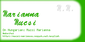 marianna mucsi business card